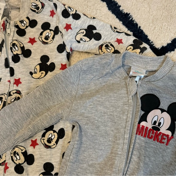 Disney Mickey Mouse Footie Pajamas - Picture 2 of 2